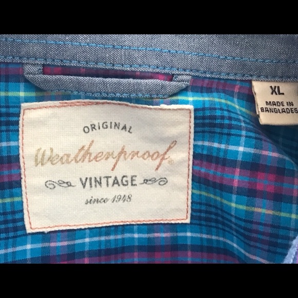 WEATHERPROOF VINTAGE 1948 - POPLIN IN HIGHTIDE BLUE STRIPES - Picture 3 of 5